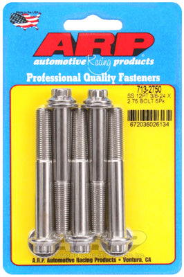 ARP fasteners 5-Pack Bolt Kit, 12-Point Head S/S AR713-2750