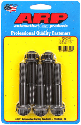 ARP fasteners 5-Pack Bolt Kit, 12-Point Head Black Oxide AR726-2500