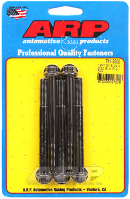 ARP fasteners 5-Pack Bolt Kit, 12-Point Head Black Oxide AR741-3500