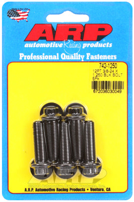 ARP fasteners 5-Pack Bolt Kit, 12-Point Head Black Oxide AR742-1250