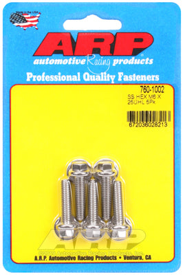 ARP fasteners 5-Pack Bolt Kit, Hex Head S/S AR760-1002