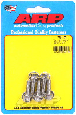 ARP fasteners 5-Pack Bolt Kit, 12-Point Head S/S AR770-1001