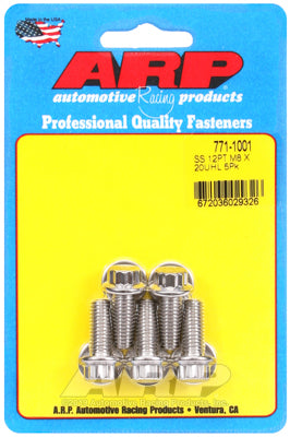 ARP fasteners 12-Point Head 8mm x 1.25 S/S Bolts AR771-1001