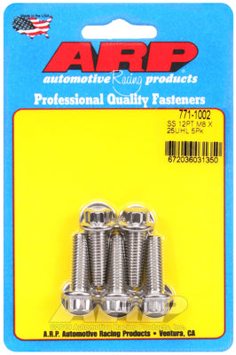 ARP fasteners 5-Pack Bolt Kit, 12-Point Head S/S AR771-1002