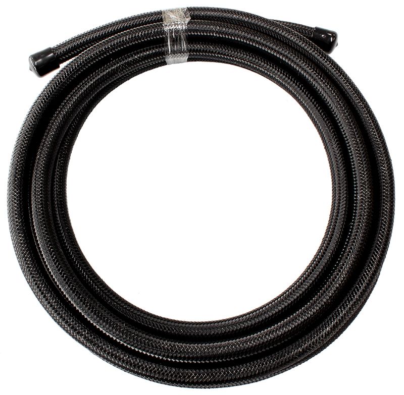 Aeroflow 100 Series Black Stainless Steel Braided Hose -4AN AF100-04-3MBLK