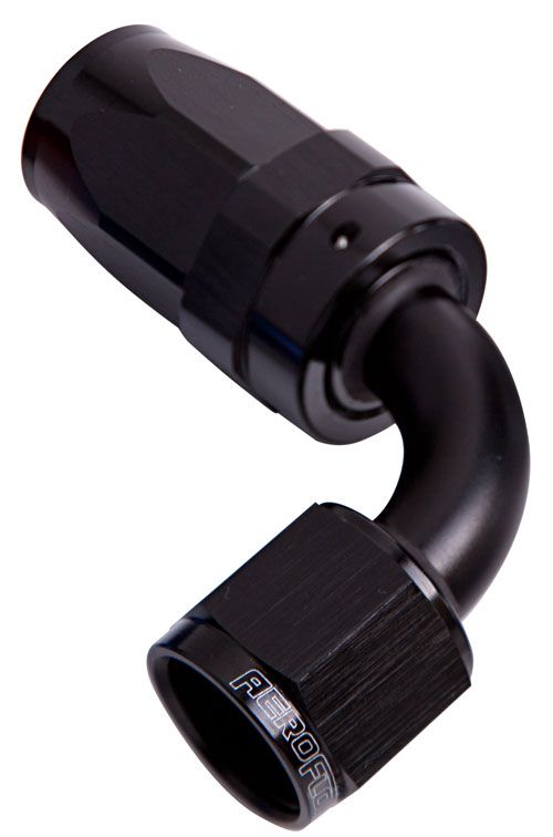 Aeroflow 100 Series Taper 90° Swivel Hose End -4AN AF103-04BLK