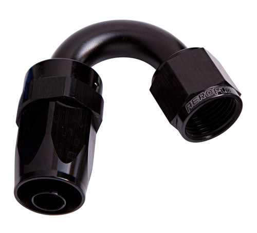 Aeroflow 100 Series Taper 150° Swivel Hose End -12AN AF105-12BLK