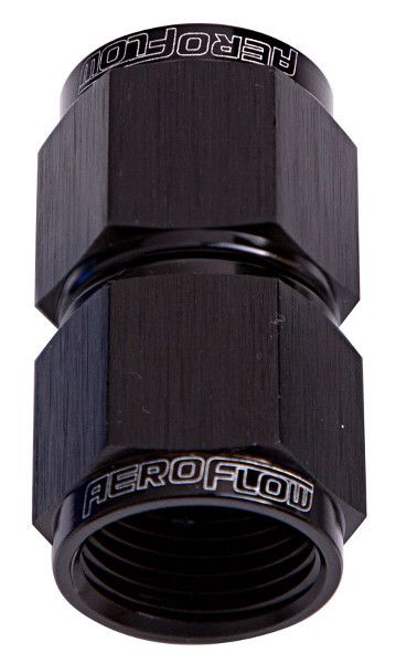 Aeroflow Straight Female Swivel Coupler -20AN AF131-20BLK