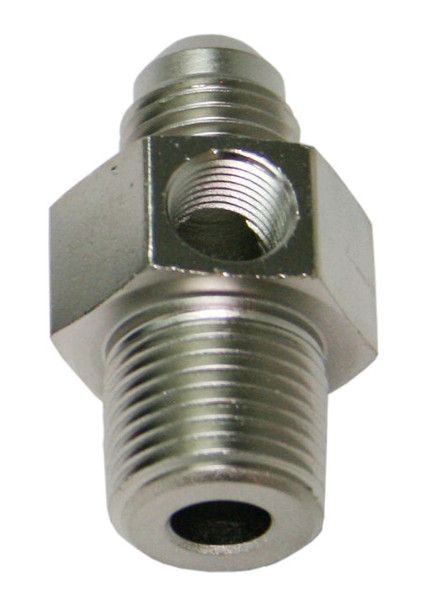 Aeroflow Male NPT to Adapter 1/8" to -6AN with 1/8" Port AF139-06-02S