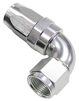 Aeroflow 150 Series Taper One-Piece Full Flow Swivel 90° Hose End -4AN AF153-04S