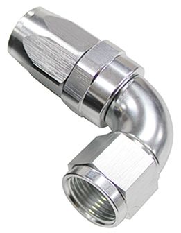 Aeroflow 150 Series Taper One-Piece Full Flow Swivel 90° Hose End -20AN AF153-20S