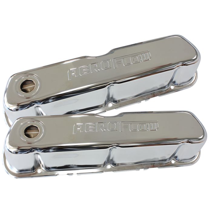Chrome Steel Valve Covers
Suit Ford 289-302-351 Windsor With Aeroflow Logo