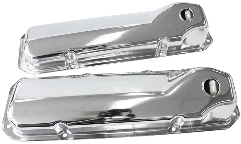Aeroflow Chrome Steel Valve Covers AF1821-5051