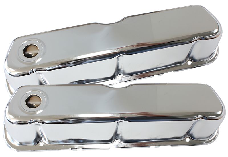 Aeroflow Chrome Steel Valve Covers AF1821-5052