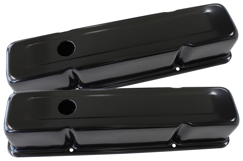 Aeroflow Black Steel Valve Covers AF1822-5050