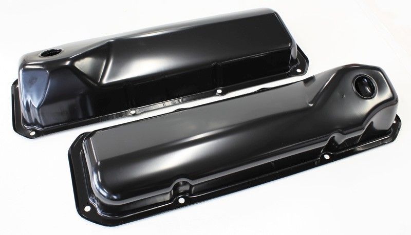 Aeroflow Black Steel Valve Covers AF1822-5051