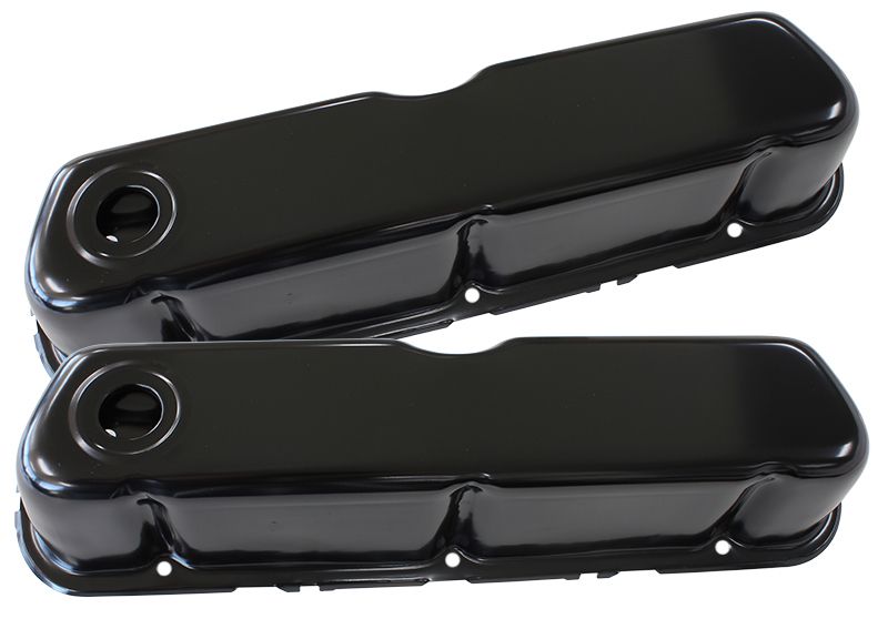 Aeroflow Black Steel Valve Covers AF1822-5052