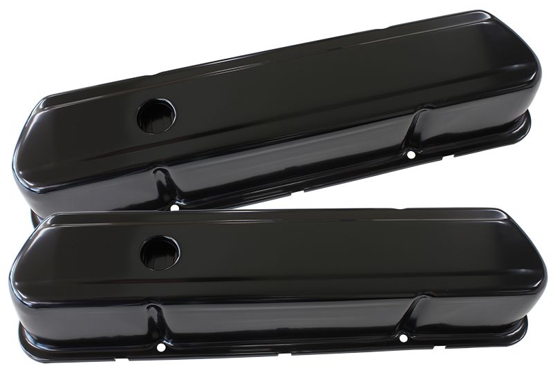 Aeroflow Black Steel Valve Covers AF1822-5054
