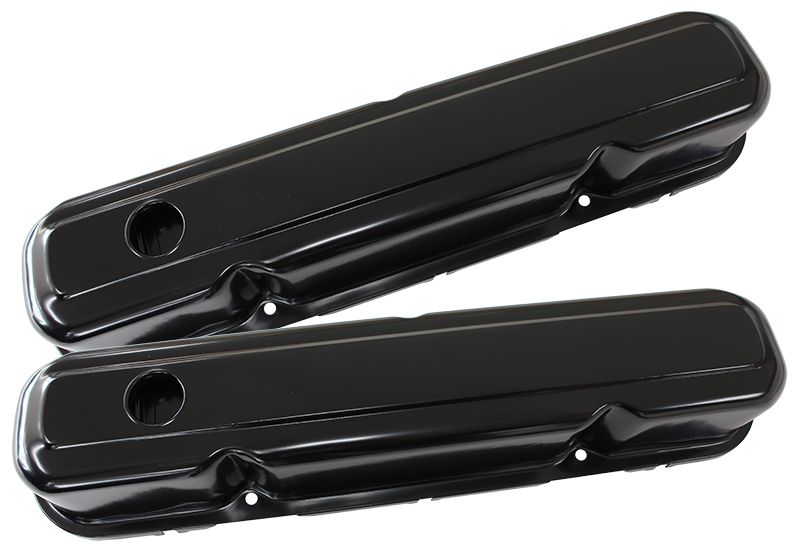 Aeroflow Black Steel Valve Covers AF1822-5056