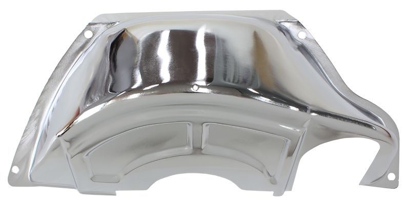 Aeroflow Flywheel Dust Cover - Chrome AF1827-3002