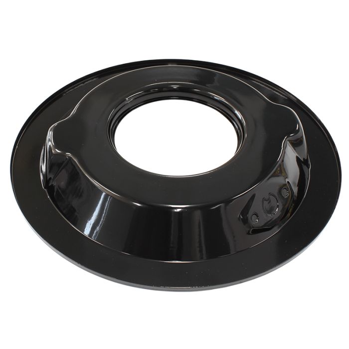 14"" Air Cleaner Base 
Black With 1-1/8"" (28mm) Recessed Base"