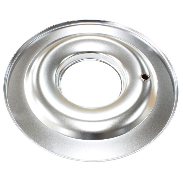 14" Air Cleaner Base Only 
Chrome, Flat Base Suit 5-1/8" Neck Carburettor