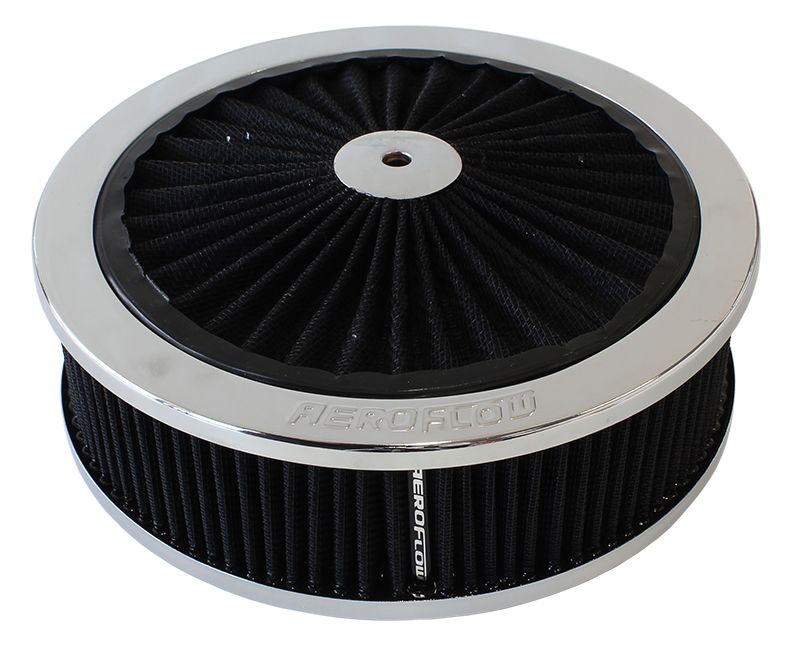 Aeroflow Chrome Full Flow Air Filter Assembly with AF2851-3150