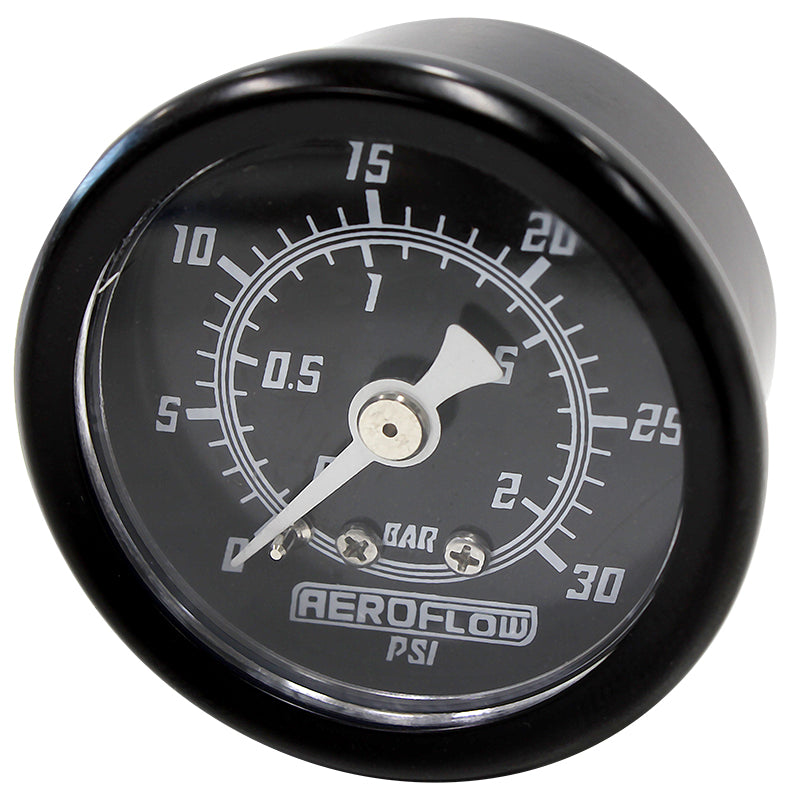 Aeroflow 1-1/2" 30 psi Pressure Gauge AF30-2210