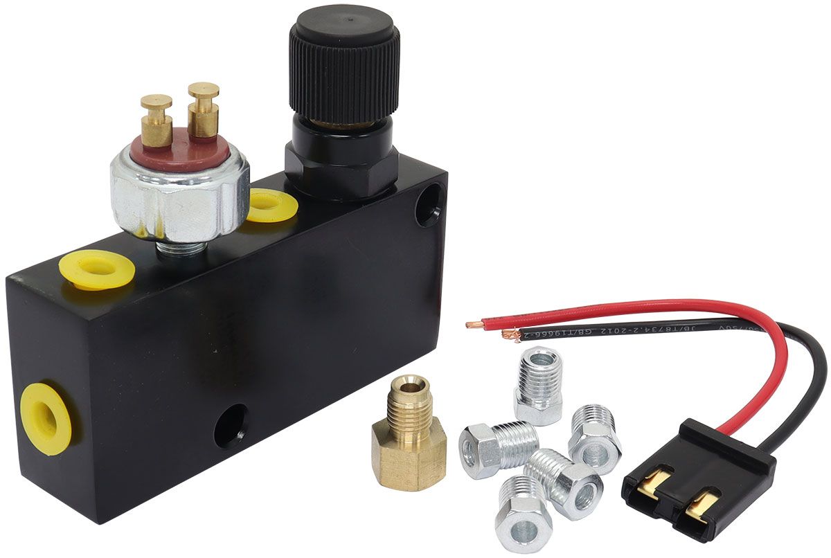 Aeroflow Brake Adjustable Proportioning Valve and Distribution Block AF300-146BLK