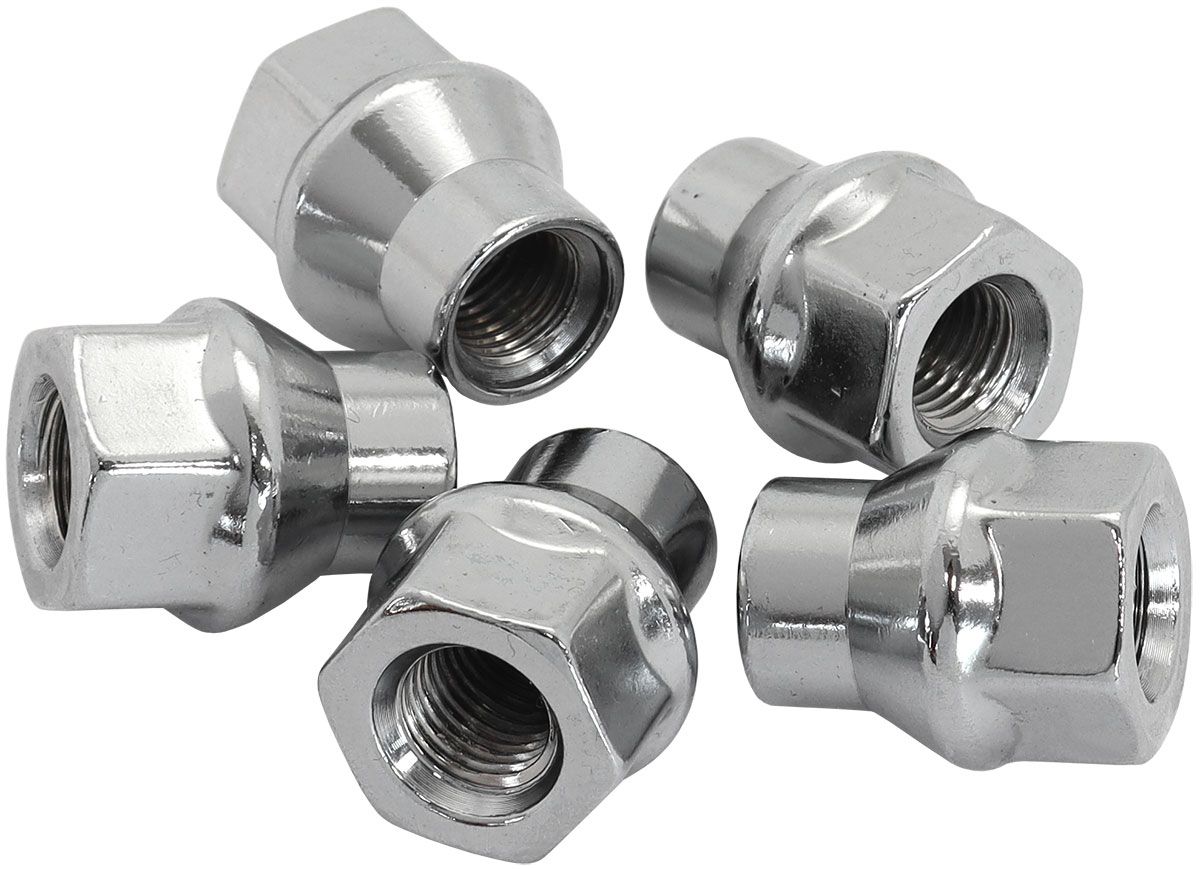 Aeroflow Conical ET Style Open Chrome Wheel Nuts - M12 x 1.50mm AF3036-4000