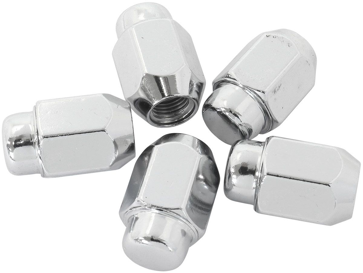 Aeroflow Acorn Medium Closed Chrome Wheel Nuts - 7/16-20" AF3041-2000