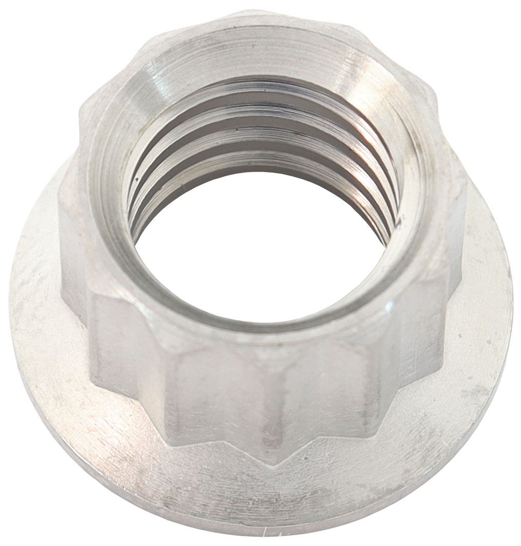 Aeroflow 3/8" Titanium 12 Point Nut AF3514-0010