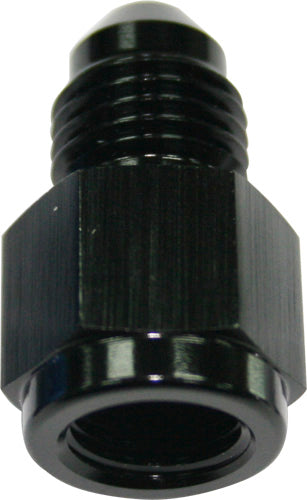 Aeroflow Straight Female NPT to Male AN Adapter 1/8" to -3AN AF370-03BLK