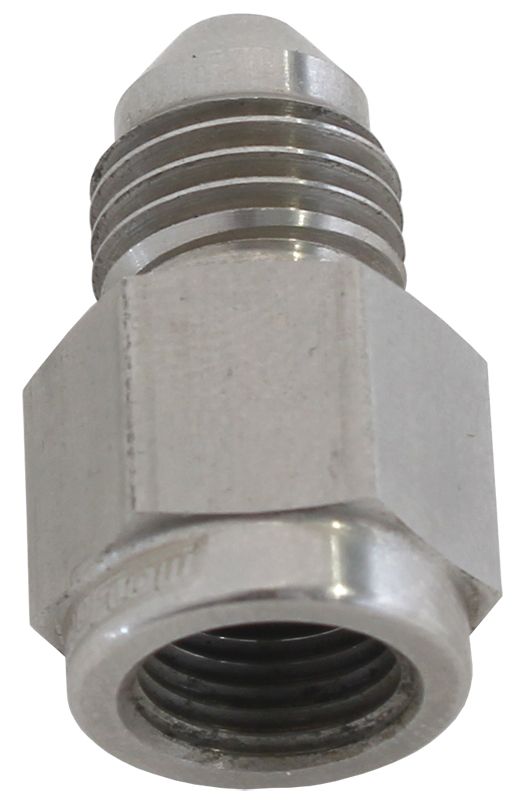 Aeroflow Straight Female NPT to Male AN Adapter 1/8" to -4AN AF370-04SS