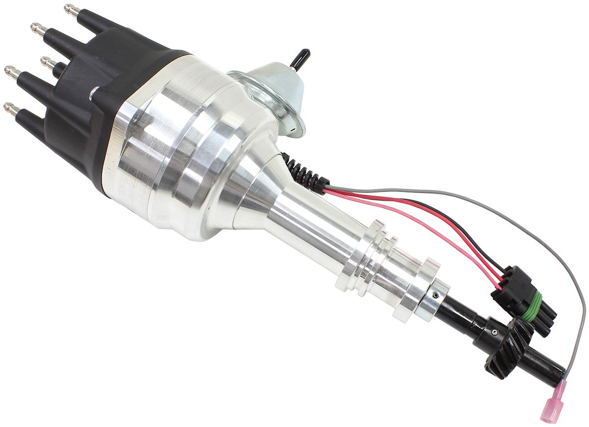 Aeroflow XPRO Ford Cleveland Ready to Run Distributor, Machined Aluminium Body with Black