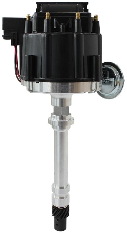 Aeroflow XPRO Chevrolet HEI Distributor with Coil in Cap, Machined Aluminium Body with Bl