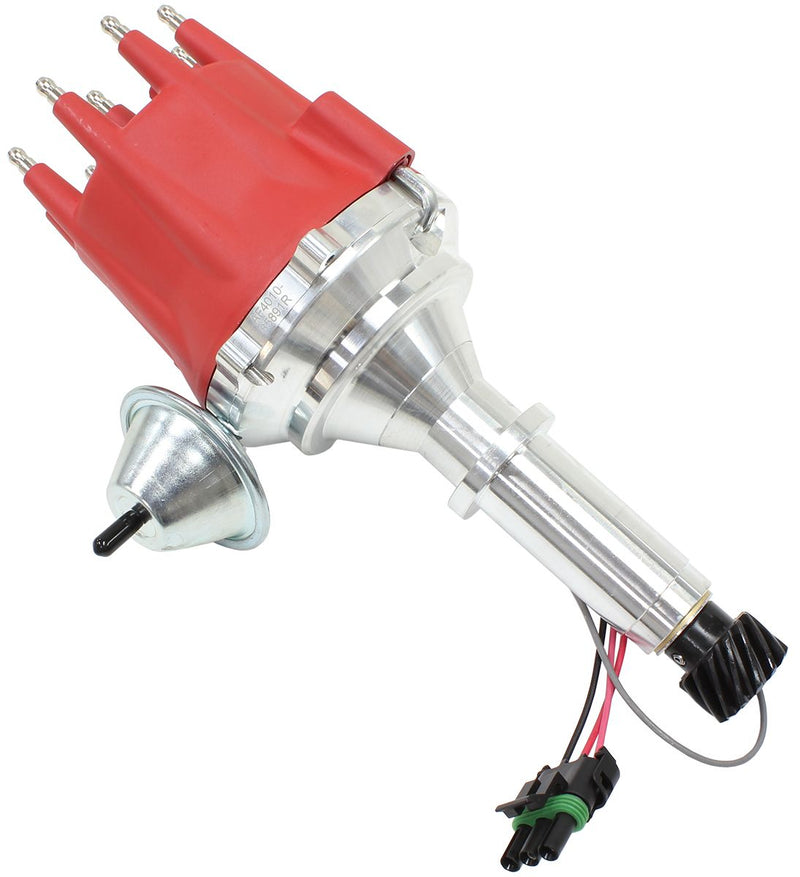 Aeroflow XPRO Holden Ready to Run Distributor, Machined Aluminium Body with Red Cap AF401