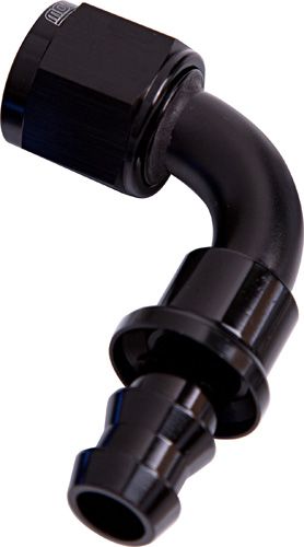 Aeroflow 400 Series Push Lock 90° Hose End -4AN AF403-04BLK