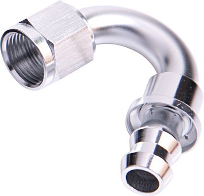 Aeroflow 400 Series Push Lock 150° Hose End -4AN AF405-04S