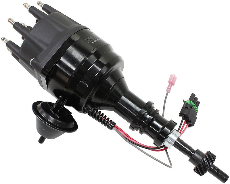 Aeroflow XPRO Ford Windsor Ready to Run Distributor, Black Anodised Body with Black Cap A