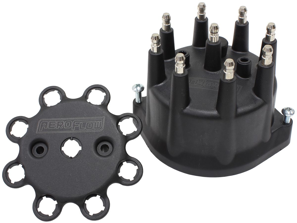 Aeroflow Replacement XPRO Distributor Cap - Black AF4590-84313