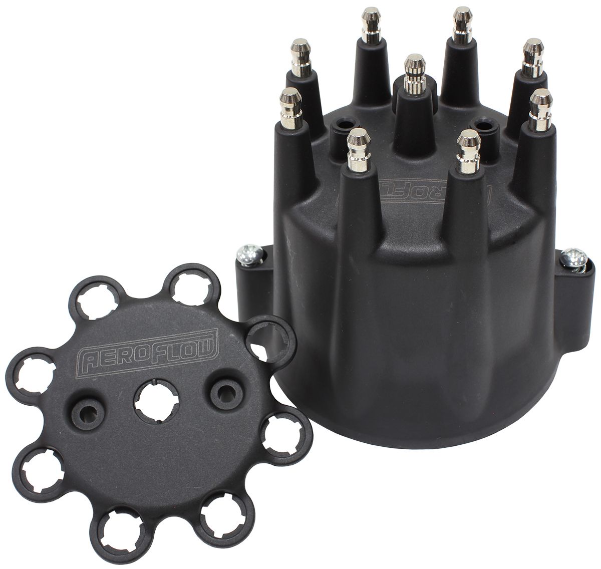 Aeroflow Replacement XPRO Distributor Cap - Black AF4590-84333