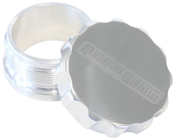 Aeroflow 2-1/2" Billet Aluminium Weld-On Filler with Polished Cap AF460-40P