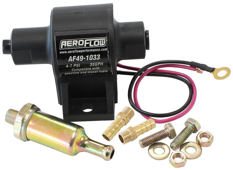 Aeroflow Low Pressure In-Line Carburettor Fuel Pump AF49-1033