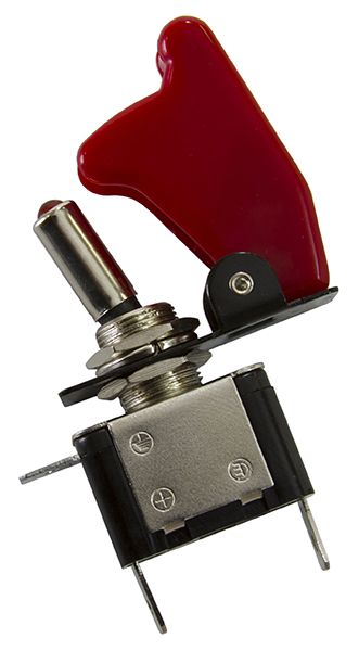 Aeroflow Red Covered LED Rocket / Missile Switch AF49-5050