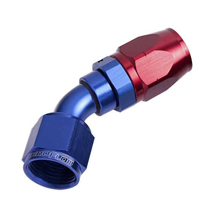 500 Series Cutter Swivel 45° Hose End. Suits 100 & 450 Series Hose