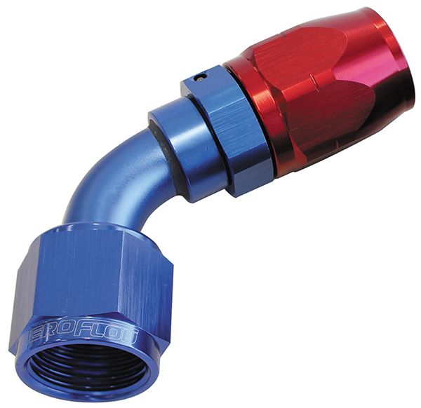 Aeroflow 500 Series Cutter Swivel 60° Hose End -4AN AF508-04