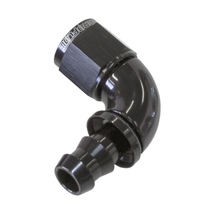 510 Series Full Flow Tight Radius Push Lock 90° Hose End AF513. Suits 400 & 500 Series Hose