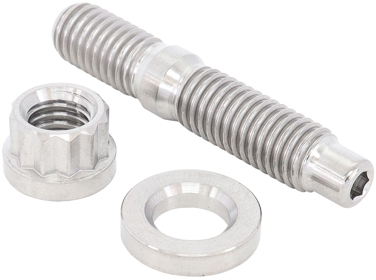 Aeroflow M8 x 1.25mm Titanium Stud, Nut and Washer Kit AF55-2000