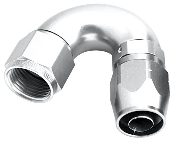 Aeroflow 550 Series Cutter One-Piece Full Flow Swivel 150° Hose End -8AN AF555-08S